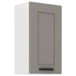 Kuhinjo TAJA je možno naročiti v kompletu (Kuhinjski bloki TAJA) ali pa po posameznih elementih po vaši izbiri. Zgornja omara TAJA 40G 71V je sestavljena iz