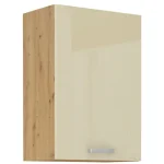 Kuhinjo TISA je možno naročiti v kompletu (kuhinjska bloka TISA) ali pa po posameznih elementih po vaši izbiri. Zgornja omara TISA 50G fronta je izdelana iz