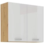 Kuhinjo TISA je možno naročiti v kompletu (kuhinjska bloka TISA) ali pa po posameznih elementih po vaši izbiri. Zgornja omara TISA 80G fronta je izdelana iz