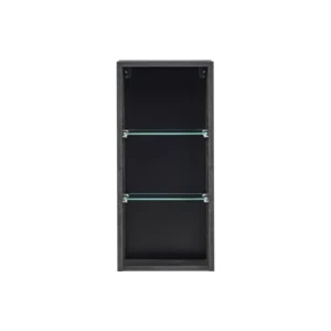 Zgornji odprti poličnik AURORA . Zgornji odprti poličnik AURORA je narejen iz kvalitetne laminirane plošče. Material: - Laminirana plošča Barva: - Temni