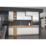 Zgornji poličnik PARIZ GLOS 15G . Kuhinjo PARIZ je možno naročiti v kompletu (Kuhinjska bloka PARIZ) ali pa po posameznih elementih po vaši izbiri. Zgornji