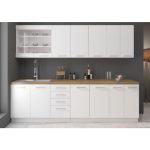 Zgornji poličnik STELLA 30G 3P . Kuhinjo STELLA je možno naročiti v kompletu (kuhinjski bloki STELLA) ali pa po posameznih elementih po vaši izbiri.