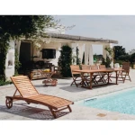 Zložljivi vrtni stol VIKI . Zložljivi vrtni stol VIKI je narejen iz lesa z oljnim premazom. Stol je zložljiv. Material: - Les Barva: - Akacijev les