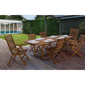 Zložljivi vrtni stol VIKI . Zložljivi vrtni stol VIKI je narejen iz lesa z oljnim premazom. Stol je zložljiv. Material: - Les Barva: - Akacijev les