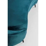 Zofa SERAPHIN . Zofa SERAPHIN ima okvir iz lesa in kovinske noge. Ima neodstranljivo prevleko iz poliestra ki oddaja žametni učinek. Polnilo je poliuretanska