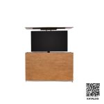 ZUNANJA OMARA ZA TV MS VISCOM KOMPAKTNA PLOŠČA - LESNI DEKOR