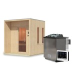 ZUNANJA SAVNA KARIBU ARCADIA GRELEC 9 KW BIO ZUNANJE UPRAVLJANJE - slika 3