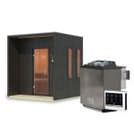 ZUNANJA SAVNA KARIBU ARCADIA GRELEC 9 KW BIO ZUNANJE UPRAVLJANJE - slika 3
