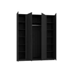 Garderobna omara DALILA 1 - 200 cm ima moderen dizajn. Narejena je iz laminirane plošče debeline 16 mm. Garderobna omara je zelo prostorna, saj ima veliko