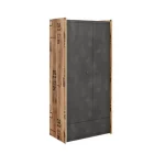 Garderobna omara FERGO 2 je primerna za vsako spalnico. Njene moderne linije in brezčasen dizajn, vas bodo navdušli. Ima dvojna vrata ter en predal. Vsebuje