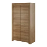 Omara KYS vam omogočajo, da na zelo zanimiv in praktičen način uredite dnevno sobo ali spalnico. Narejena je iz laminirane plošče in ima ABS robove, ki