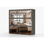 Drsna omara TIFANY 2 je iz kolekcije TIFANY 2. Njena glavna prednost je uporaba 2 palic in številnih polic, ki vam nudijo ogromno prostora za vaše obleke.