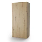 Garderobna omara za posteljo v omari METULJ je elegantna in prostorna. Omara ima sistem za odpiranje na dotik "PUSH TO OPEN". Mehanizem odpiranja na dotik