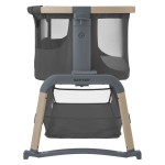 hrbtenica pa ima potrebno podporo. Mrežasto okno na strani zagotavlja optimalno prezračevanje in vam kot staršu omogoča