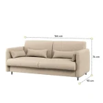 Kavč METULJ 160 x 200 cm - slika 14