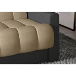 Kavč SHREK je narejen iz kvalitetnih materialov . Primeren je za vsak prostor. Kavč se lahko popolnoma poleže in se spremeni v ležišče. Ima tudi