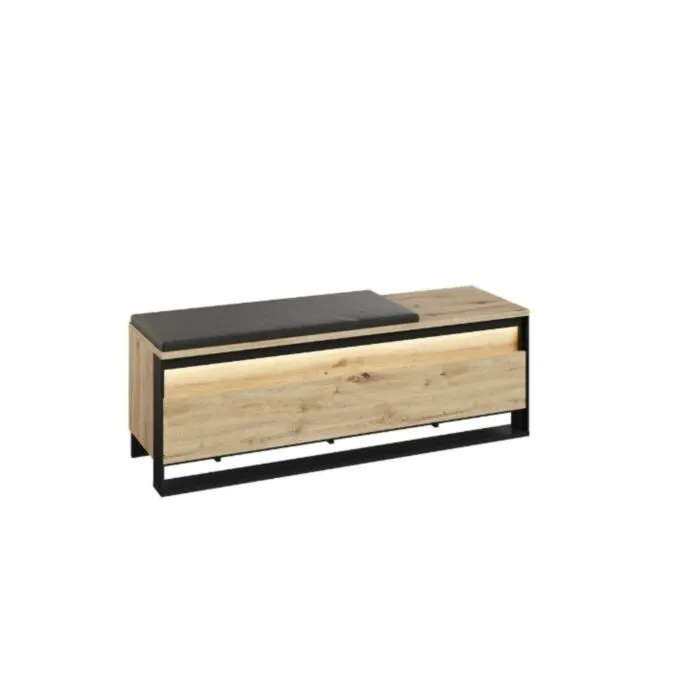 Klop KVIN 135 Klop KVIN 135 je praktičen in funkcionalen kos pohištva za vaš hodnik, sobo ali predprostor. Klop KVIN 135 ne le, da je odlična za shranjevanje čevljev in