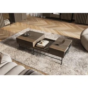 Klubska miza HORIZON je moderen kos pohištva. Ni le praktična, temveč tudi dekorativna in elegantna. Zaradi svoje razporeditve se poda v vsak dnevni