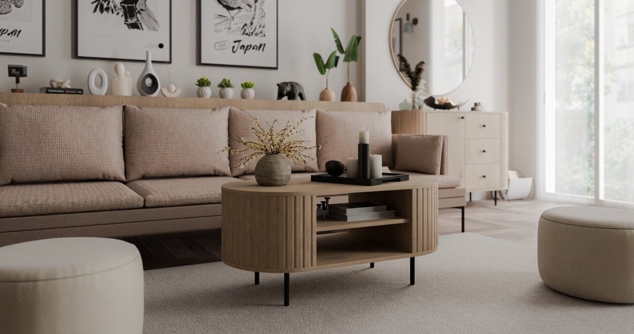 Klubska mizica OVARI, je moderen in eleganten kos pohištva. S svojo ovalno obliko se odlično poda v vsak prostor. Narejena je iz laminirane plošče debeline