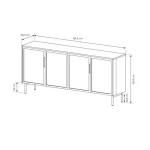 Komoda LUMPI kašmir - slika 8