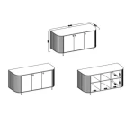 Komoda OVARI 1 - slika 9