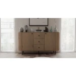 Komoda OVARI hrast, je moderen in eleganten kos pohištva. S svojo ovalno obliko se odlično poda v vsak prostor. Lahko vam krasi prostor v spalnici, dnevni