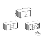 Komoda OVARI hrast - slika 7