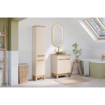 Kopalniški blok BORI 60 je hkrati enostaven in eleganten. Elementi so nežne kašmir barve v kombinaciji s hrastom, to je popolna kombinacija, ki se poda