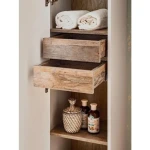 Kopalniški blok KROKI 180 je oblikovan v modernem slogu, kar vam bo omogočala da ga lahko postavite v katero koli kopalnico in bo izgledal odlično. Taupe