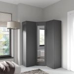 Kotna garderobna omara EMILI