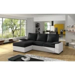 Kotna sedežna garnitura LUISA bo našla prostor v vašem domu. Narejena iz kvalitetnih materialov, oblazinjena v kombinaciji umetnega usnja in tekstila.