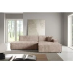 Kotna sedežna garnitura MAURICIUS je osupljiv kos pohištva z brezčasnim slogom, ki se bo podal k vsakemu dekorju. Njene zaokljene, mehke oblike in