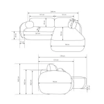 Kotna sedežna garnitura OLIONA - slika 39