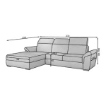 Kotna sedežna garnitura REVIS 2 - slika 7