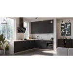 Kuhinjski blok ARIANA 290x230 cm je elegantna kuhinja v več barvnih kombinacij. Kuhinja je izdelana iz oplemenitenih ivernih plošč debeline 16 mm,