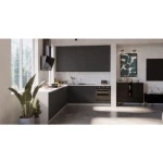 Kuhinjski blok ARIANA 290x230 cm je elegantna kuhinja v več barvnih kombinacij. Kuhinja je izdelana iz oplemenitenih ivernih plošč debeline 16 mm,