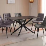 Kuhinjska jedilna miza ALEN je primerna za vsako jedilnico, saj bo s svojim elegantnom izgledom vnesla svežino v vsak prostor. Popestrila bo vsak obrok s