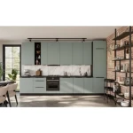 Kuhinjski blok ARIANA 390 cm je elegantna kuhinja v več barvnih kombinacij. Kuhinja je izdelana iz oplemenitenih ivernih plošč debeline 16 mm, prevlečenih