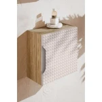 Kopalniški blok DIAMANT 120 bež je možno naročiti v kompletu (kopalniški bloki DIAMANT bež) ali pa po posameznih elementih po vaši izbiri. Kvadratna