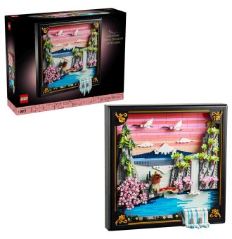 Lego&reg; Art 31218 Pokrajina s cvetočimi japonskimi češnjami