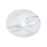 Nadpultni kopalniški umivalnik KATRINA je narejen iz kvalitetne keramike. V vsako kopalnico bo vnesel kanček razigranosti ter modernosti. Dobavljiv je v