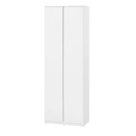 Omara SIMBAS je funkcionalna in elegantna omara za vaš hodnik, garderobo ali spalnico. Opremljena je s tremi globokimi policami, na sredi ima prostor za