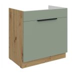 Kuhinjo ARIANA je možno naročiti v kompletu (Kuhinjski bloki ARIANA) ali pa po posameznih elementih po vaši izbiri. Omara za pomivalno korito ARIANA hrast