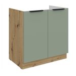 Kuhinjo ARIANA je možno naročiti v kompletu (Kuhinjski bloki ARIANA) ali pa po posameznih elementih po vaši izbiri. Omara za pomivalno korito ARIANA hrast