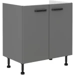 Omara za pomivalno korito NITA 80D je možno naročiti v kompletu (Kuhinjski bloki NITA) ali pa po posameznih elementih po vaši izbiri. Omara za pomivalno