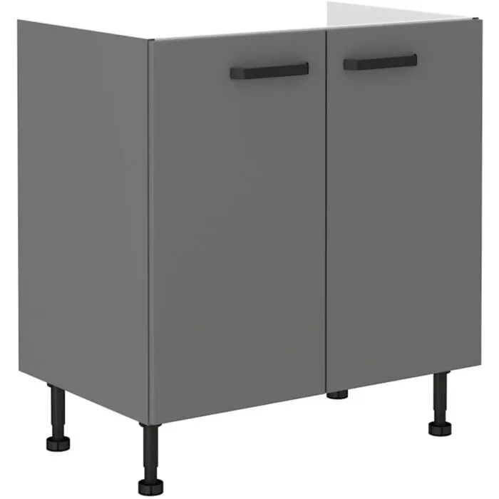 Omara za pomivalno korito NITA 80D je možno naročiti v kompletu (Kuhinjski bloki NITA) ali pa po posameznih elementih po vaši izbiri. Omara za pomivalno