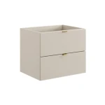 Omarica za umivalnik AMANDA 60D je narejena v kašmir barvi kar ji poudari čist in sodoben izgled. Je funkcionalna in estetsko privlačna. Z ročaji v zlati