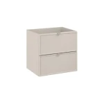 Omarica za umivalnik TAMARA 60D je narejena v kašmir barvi kar ji poudari čist in sodoben izgled. Je funkcionalna in estetsko privlačna. Z ročaji v srebrni