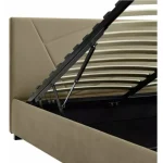 Postelja DODO, je eleganten kos pohištva, ki zagotavlja prijeten počitek. Narejen je iz žametnega blaga, kar zagotavlja prijeten počitek. Ima vključen