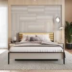 Postelja GRIZLI je zasnovana za udoben počitek in spanec. Trpežen letveni okvir zagotavlja dodatno oporo. Postelja je opremljena z LED osvetlitvijo. Njena